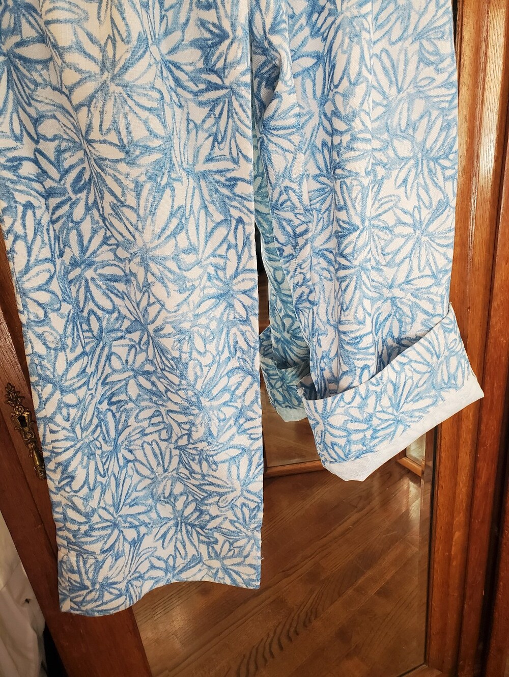 JACQUEMUS La Bomba Floral Wide-Leg Trousers - Size M (Fits Small) - Picture 8 of 13